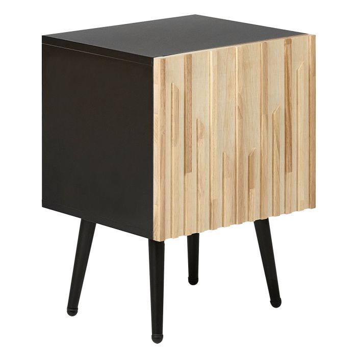 Bedside Table DALCROSS Brown/ Black