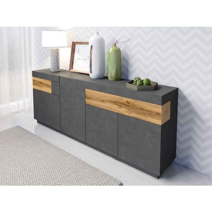 Salamandar 25 Sideboard Cabinet Wotan Oak Drawers - Matera