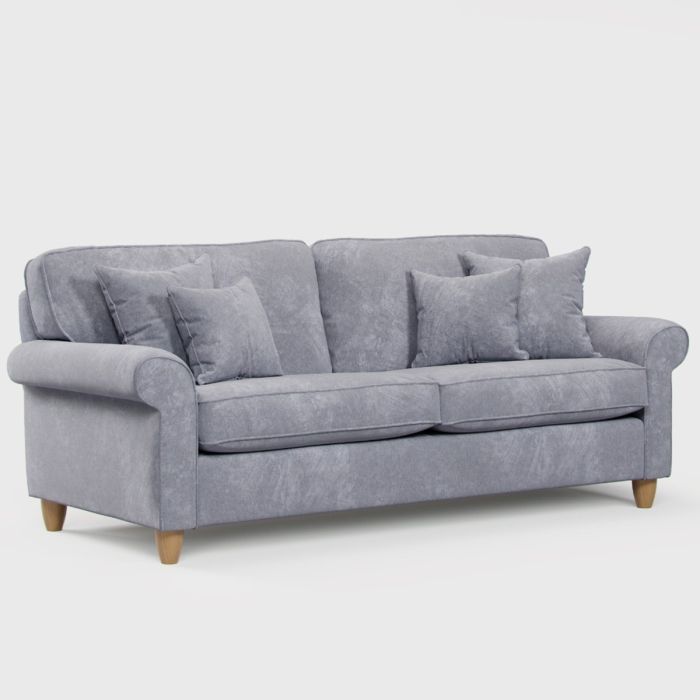 4 Seater Sofa - COASTAL Fabric - Anthracite
