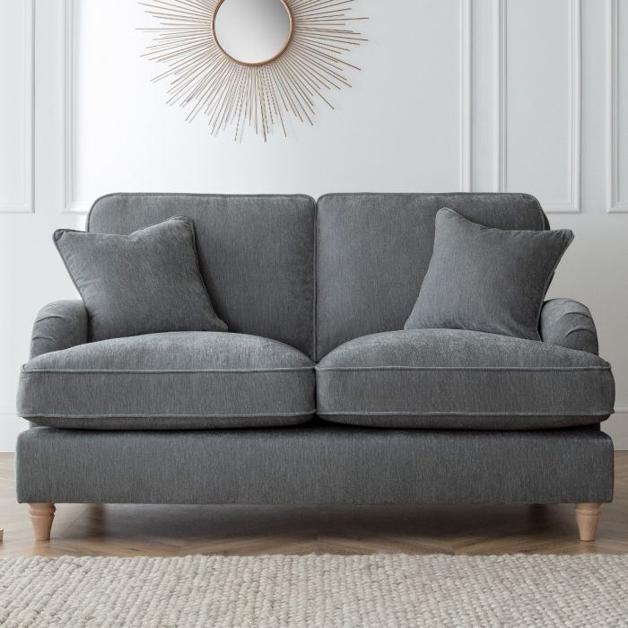COCOON Fabric 2 Seater Sofa - Charcoal