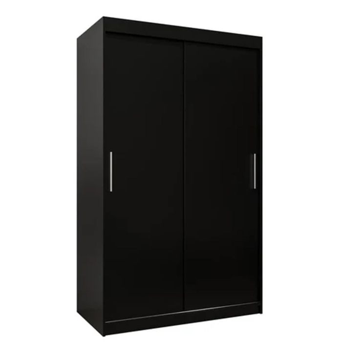TIVERTON 2 Door Sliding Wardrobe Black - 120cm