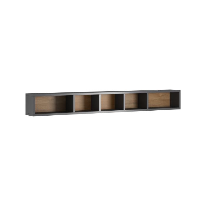 Ohio 02 Wall Shelf - Grey Matt