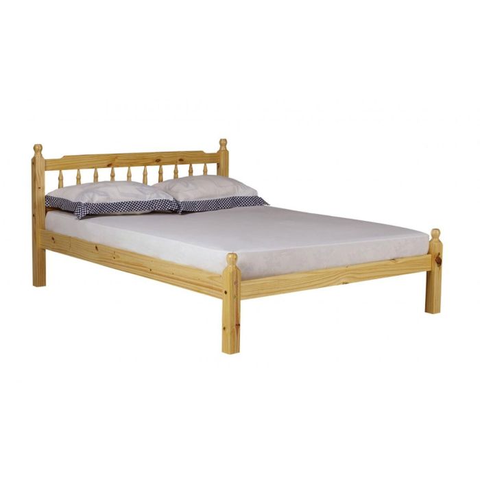 Astral Aura 4ft6 Double Wooden Bed - Pine