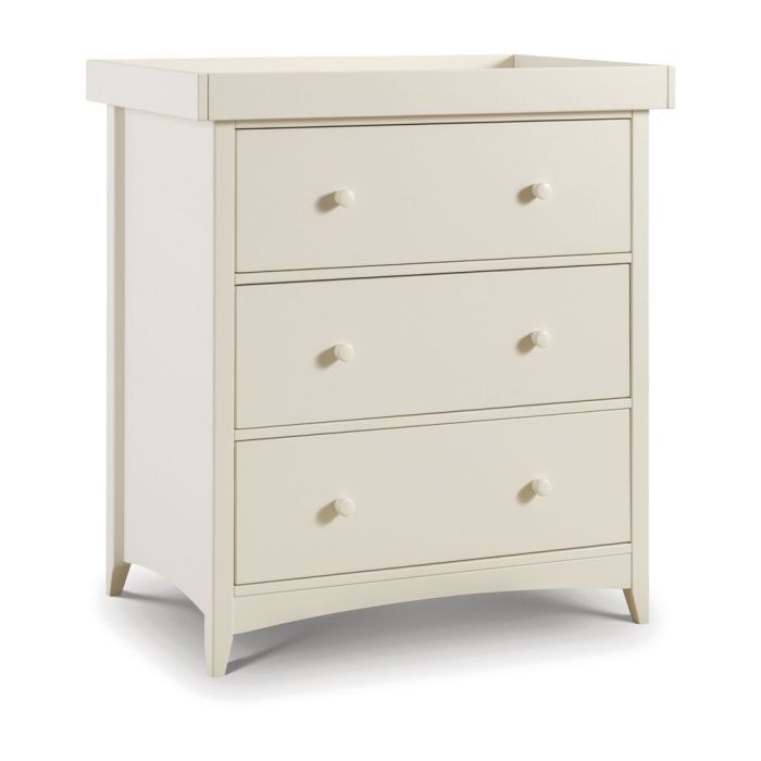 Cream Chest of Drawers - CAMDEN Large Chest 3 Drawers