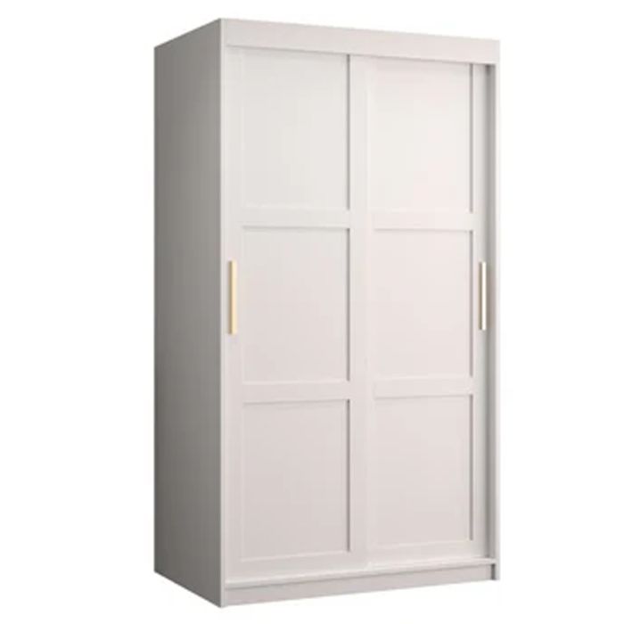 CLIFFORD 2 Door Sliding Wardrobe White - 100cm