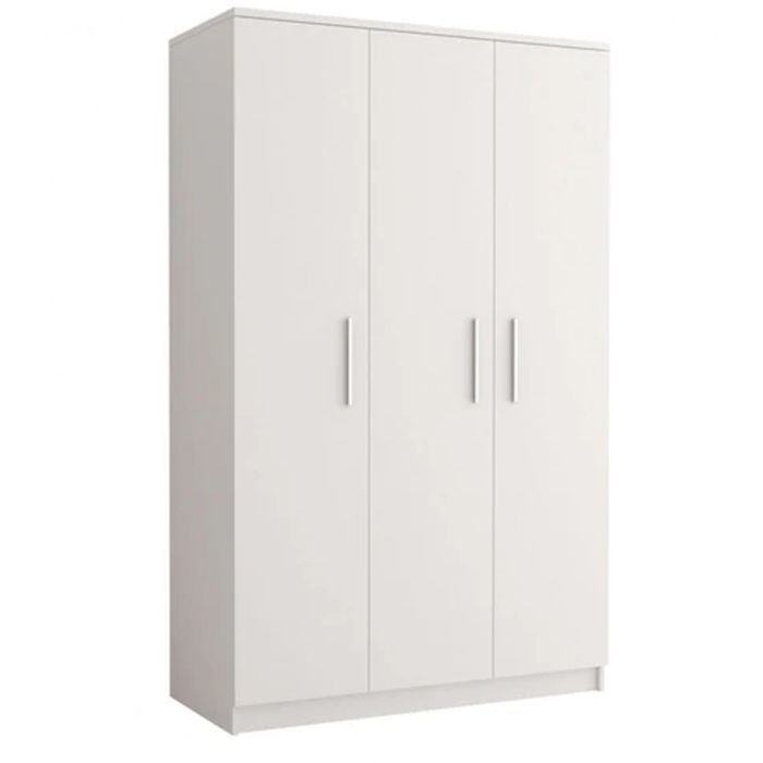 ORMISTON 3 Door Wardrobe White Matt - 120cm