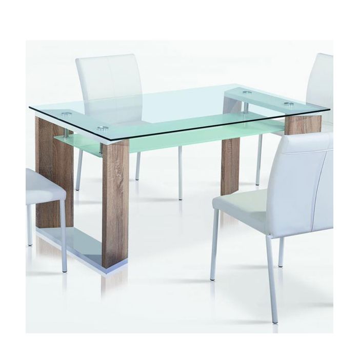 Cassiopeia Dining Table - White and Natural