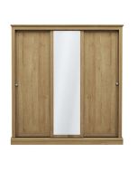 Devon 3 Door Sliding Wardrobe - Oak