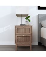 Bordeaux 2 Drawers Beside Table - Oak