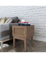 Bordeaux Wooden Framed Lamp Table - Oak