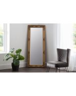 Palais Antique Finish Dress Mirror - Gold 