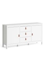 Barcelona Sideboard 2 doors + 3 drawers in White - White