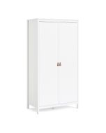 Barcelona Wardrobe with 2 Doors in White