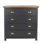 Blue Chest of Drawers - DIEGO Medium Chest 4 Drawers