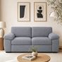 CORDURA Boucle Fabric 2 Seater Fullback Sofa - Grey