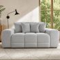 STACIE Fabric 2 Seater Sofa - Natural 