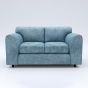 LORVANI Fabric 2 Seater Fullback Sofa - Sky Blue