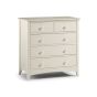 Cream Chest of Drawers - CAMDEN Medium Chest  5 Drawers