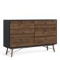 Black Chest of Drawers - RYTON Extra Large Chest 6 Drawers