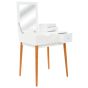 Dressing Table with Mirror MDF 60x50x86cm
