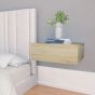 Floating Nightstands 2 pcs Sonoma Oak 40x30x15cm Engineered Wood