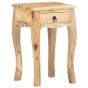 Bed Cabinet 28x28x46cm Solid Mango Wood Natural - Blais