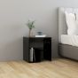 Bed Cabinet Black 40x30x40cm Engineered Wood