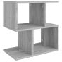 Bedside Cabinet Grey Sonoma 50x30x51.5cm Engineered Wood