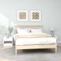 Bedside Cabinets 2 pcs White Engineered Wood - Briet