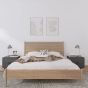 Bedside Cabinets 2 pcs Grey 40x34x35cm Solid Wood Pine