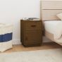 Bedside Cabinet Honey Brown 40x34x55cm Solid Wood Pine - Ruhao