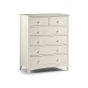 Cream Chest of Drawers - CAMDEN Medium Chest 6 Drawers
