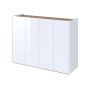 EASEVA Sideboard Cabinet White 126cm