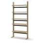 OLIVANNE 5 Shelve Bookcase - Oiled Oak