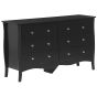 Black Chest of Drawers - JAPAN Large Chest 6 Drawers