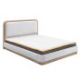 ISOLA Kingsize Fabric Bedrame - White