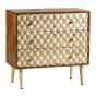 Natural Finish Chest of Drawers - ELSPETH Medium Chest 4 Drawers