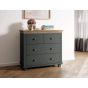 Green Chest of Drawers - EPSOM Medium Chest  4 Drawers