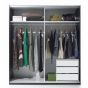White Chest of Drawers - MARKHAM Small Chest 3 Drawers