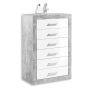 White Chest of Drawers - PITLOCHRY Medium Chest  6 Drawers