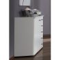 White Chest of Drawers - CONWAY Medium Chest 4 Drawers