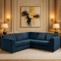 Jamba Full Back Jumbo Cord Corner Sofa - Navy Blue