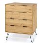 Oak Finish Chest of Drawers - ARTA Medium Chest 4 Drawers