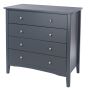 Blue Chest of Drawers - CASCAIS Medium Chest  4 Drawers