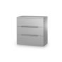 Manhattan 3 Drawer Chest - Grey