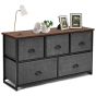 Black Chest of Drawers - PLUM Medium Chest  5 Drawers
