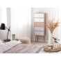 Oak Finish Chest of Drawers - CHARLOTTE Tallboy Medium Chest 5 Drawers