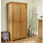 Birlea Woburn Solid Oak 2 Door Wardrobe