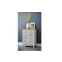 Grey Chest of Drawers - RUHA Medium Chest 6 Drawers