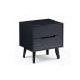 Alicia 2 Drawer Bedside - Anthracite